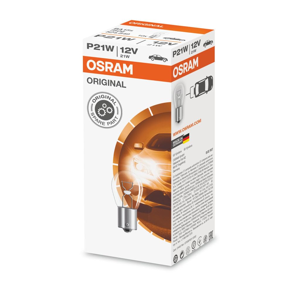 OSRAM Osram 7506 Blink-Bremslichtlampe 21W 12V BA15S P21W