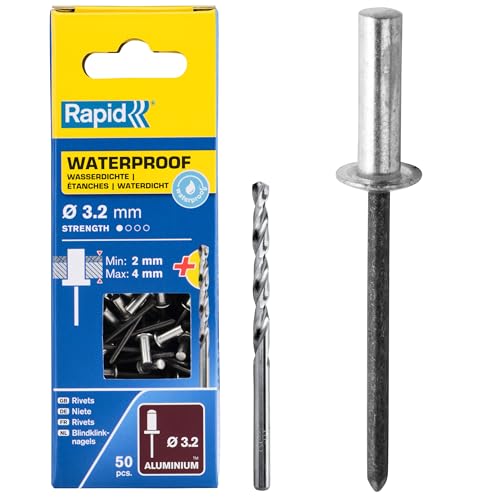 Rapid Rivets étanches Ø3.2x8mm aluminium