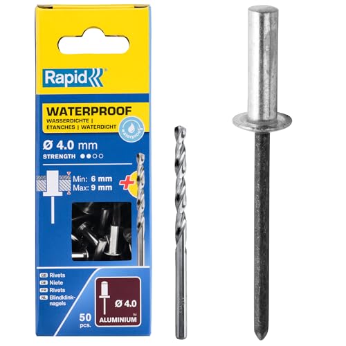 Rapid Rivets étanches Ø4.0x12mm aluminium