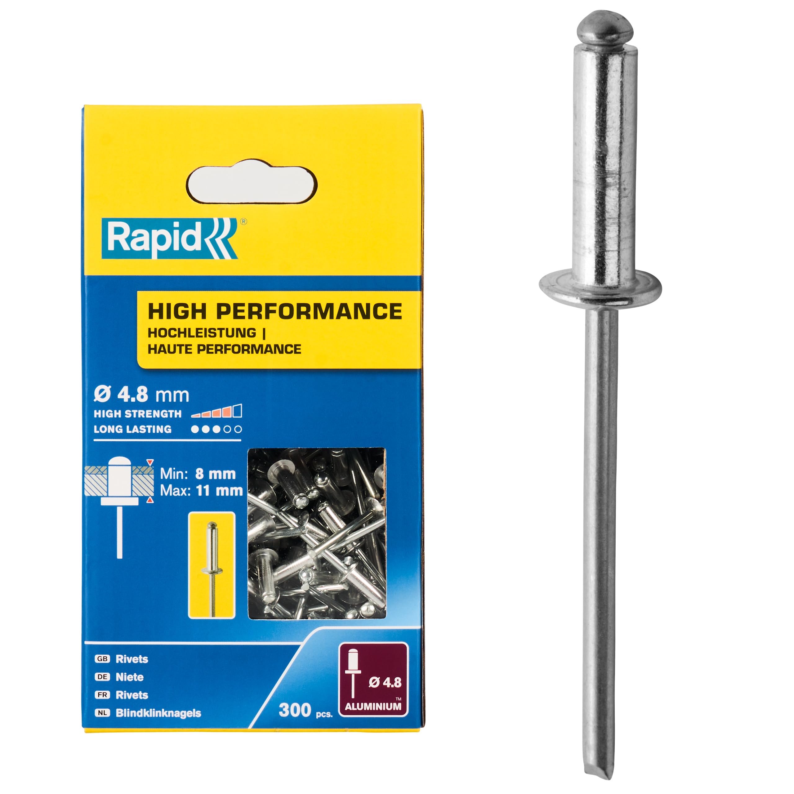 Rapid Rivets Haute performance Ø4.8 x 14 mm