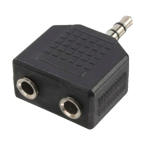 LOGILINK Audio Adapter 1x Mini 3,5mm -> 2x Mini 3,5mm St/Bu