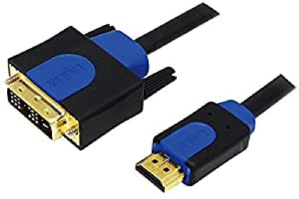 LOGILINK HDMI-DVI-Kabel Anschl. 18+1pin St/St 2.00m sw 1.4