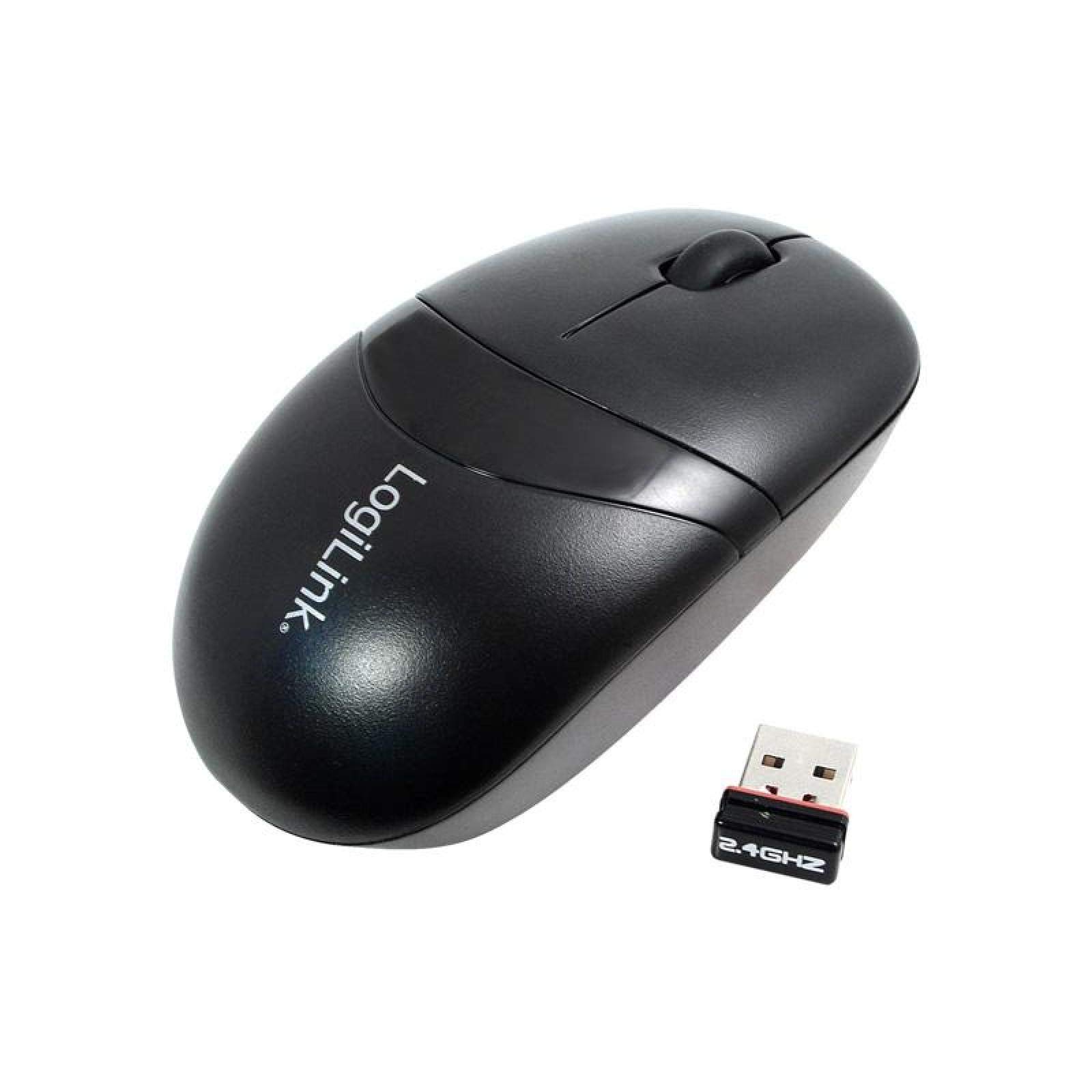 LOGILINK Maus mini Funk 2.4 GHz 1000dpi optisch scroll black