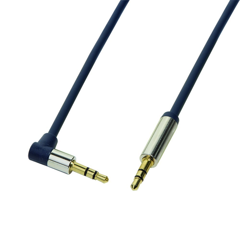 LOGILINK Audio-Kabel,3,5mm 3-Pin/M (90°) zu 3,5mm 3-Pin/M,..