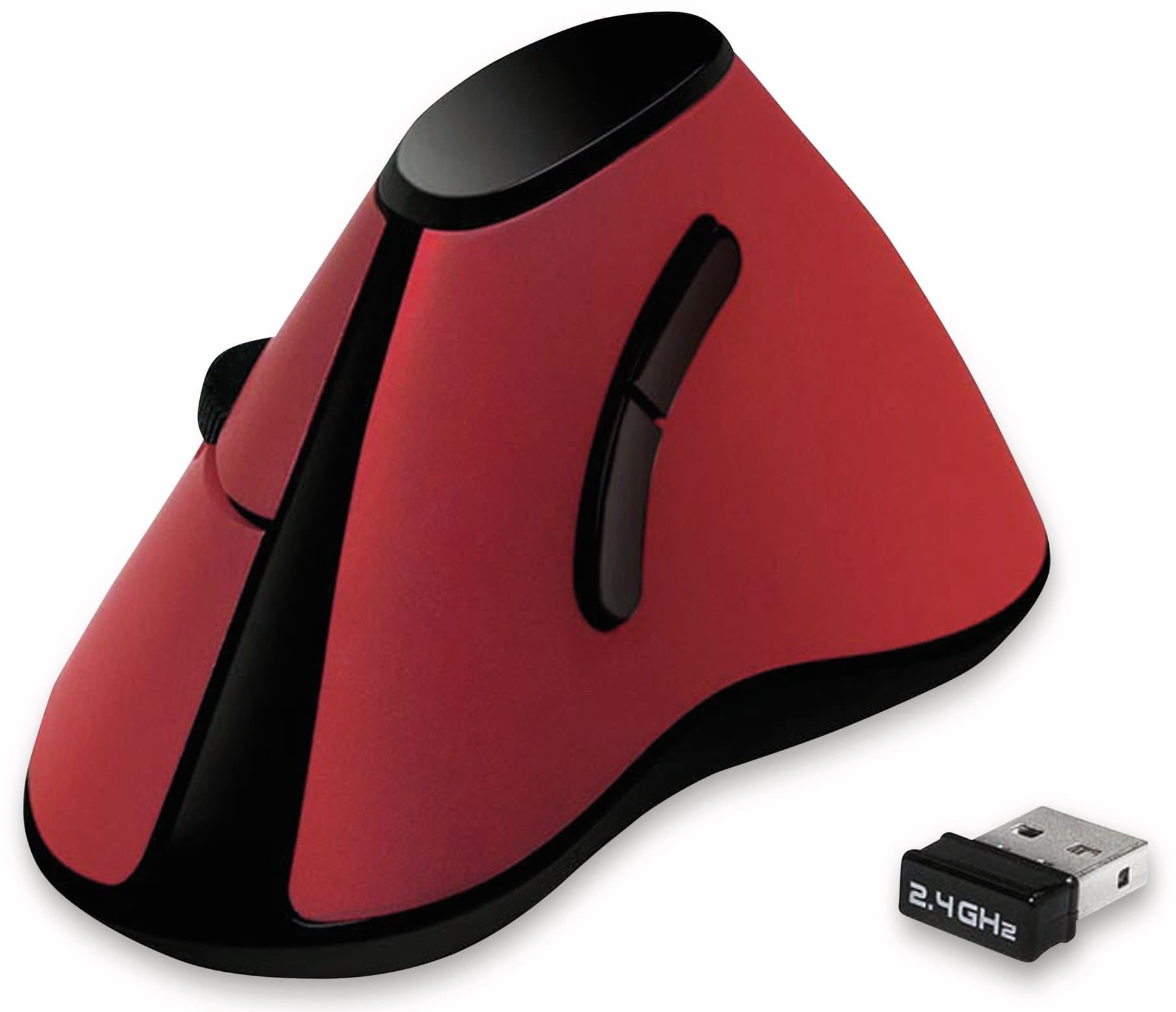 LOGILINK Souris sans fil verticale pour droitier
