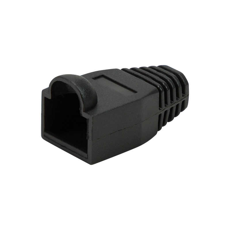 LOGILINK Modular RJ45 Plug Kabelschuh 6.5 mm schwarz 50 Stck