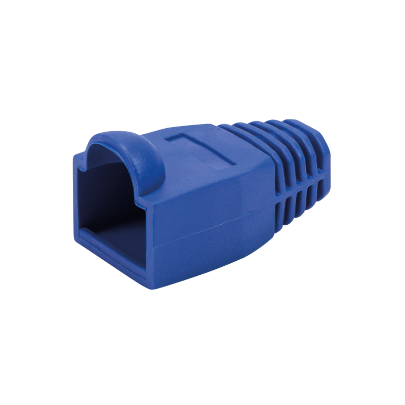 LOGILINK Modular RJ45 Plug Kabelschuh 6.5 mm blau 50 Stück