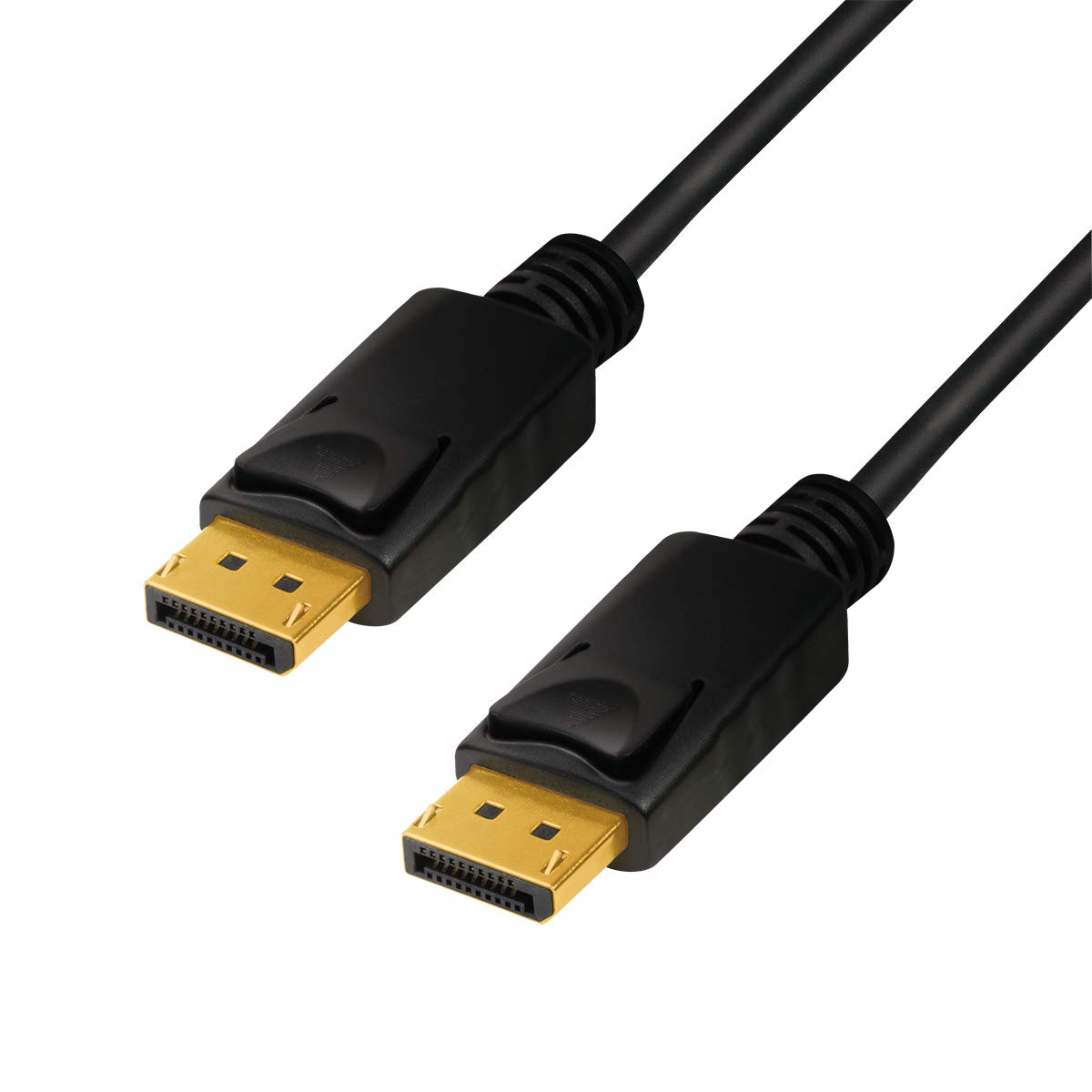 LOGILINK DisplayPort 1.4 (ST-ST) 2m Anschlusskabel 8K 60Hz Schwarz
