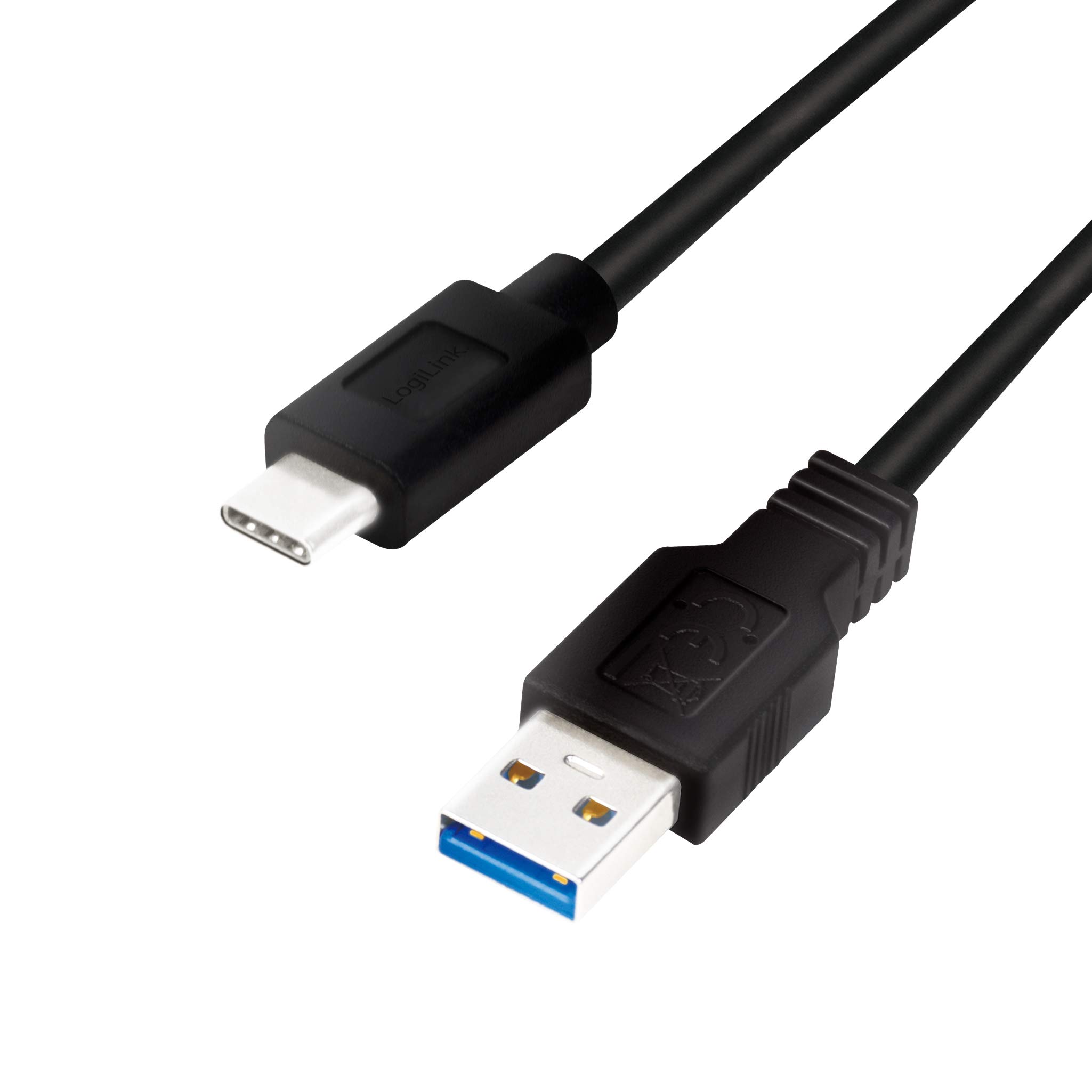 LOGILINK USB 3.2 Kabel Gen1 Type-C A(M)->C(M) black 0,15m