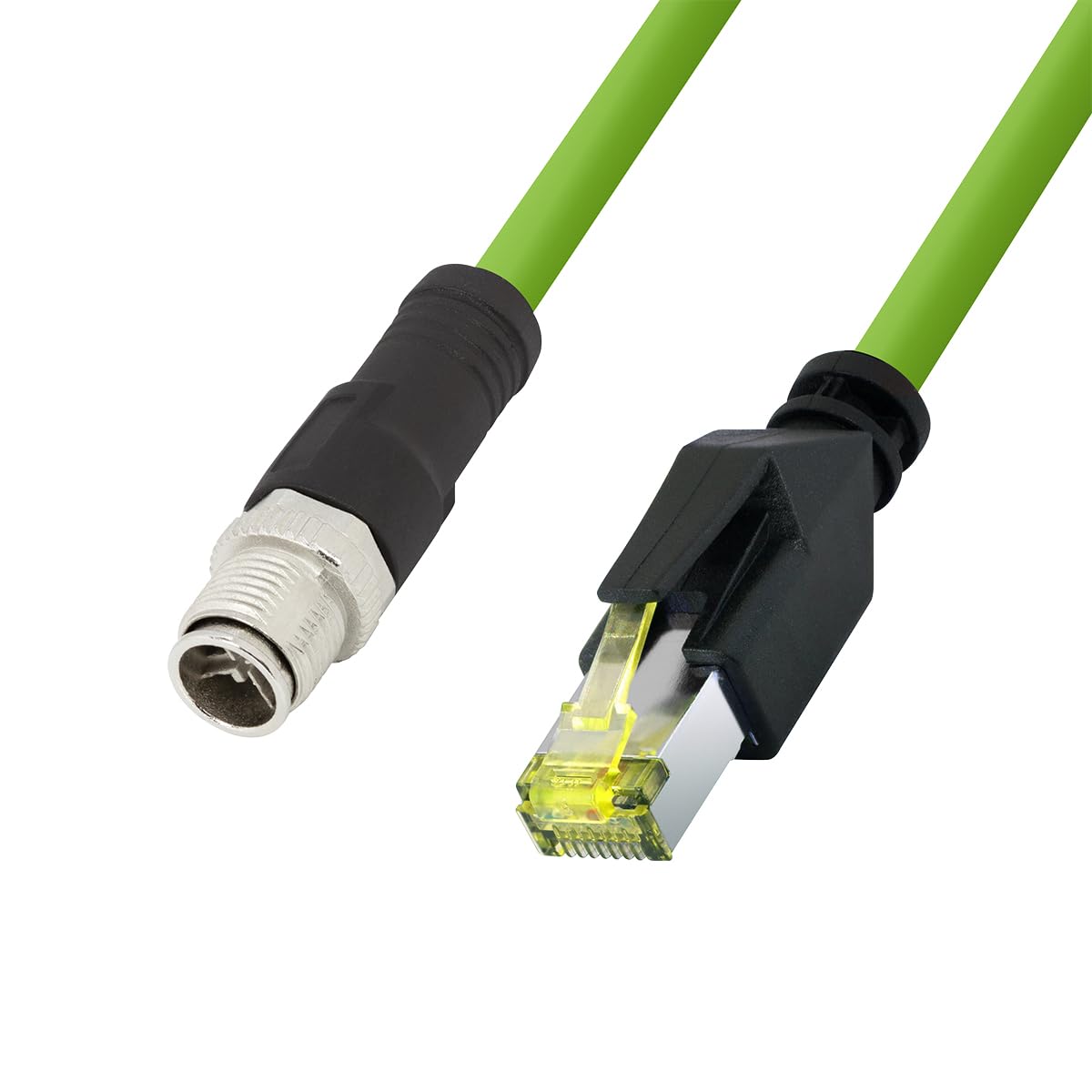 LOGILINK Industrial Patchkabel CAT6A PUR M12 auf RJ45 0,25 m