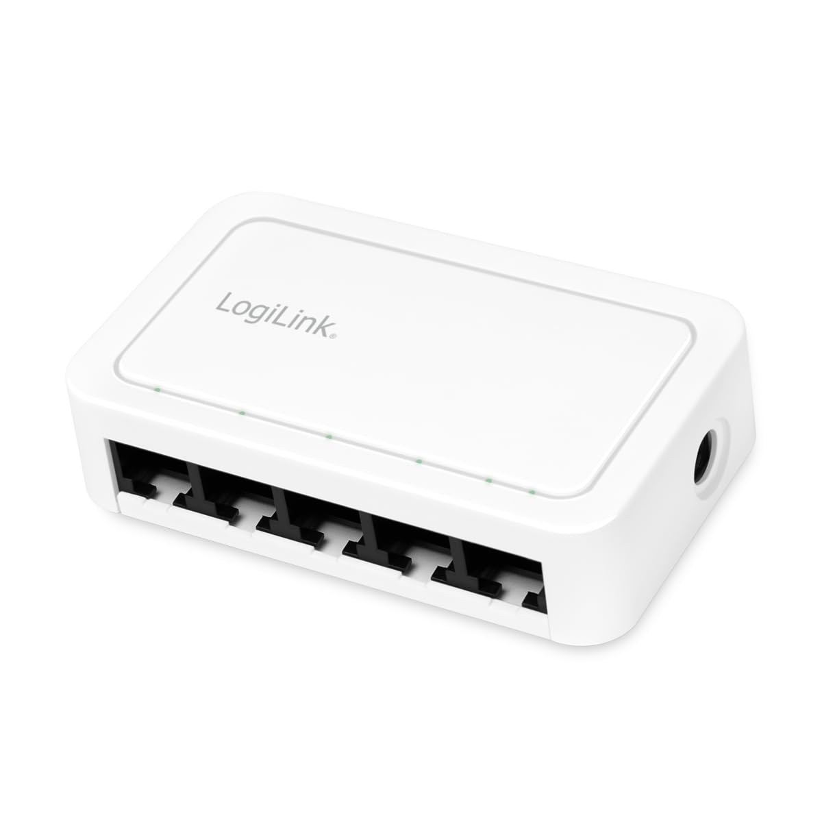 LOGILINK 5-Port Gigabit Desktop Netzwerk Switch, weiß