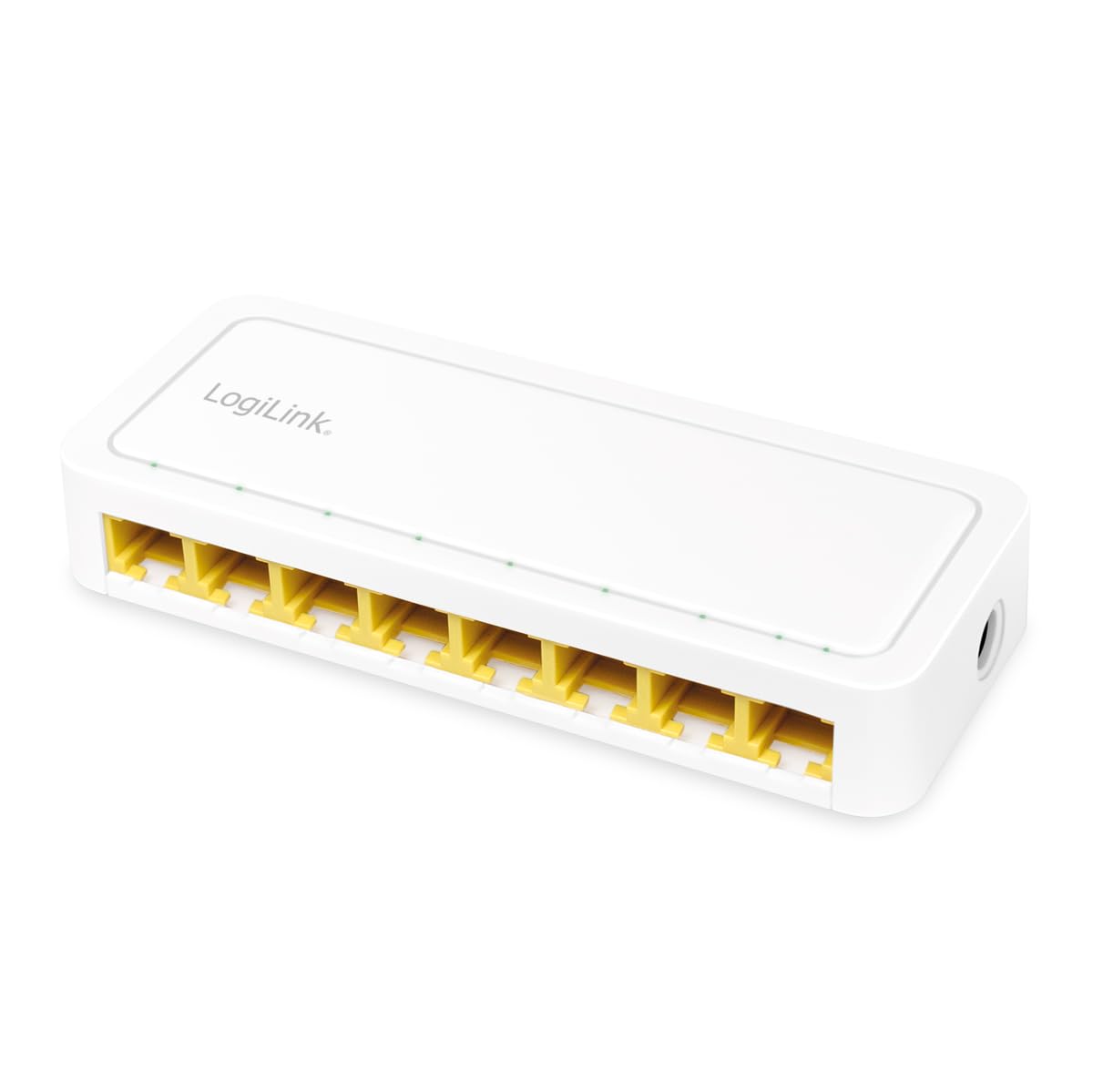 LOGILINK 8-Port Gigabit Desktop Netzwerk Switch, weiß