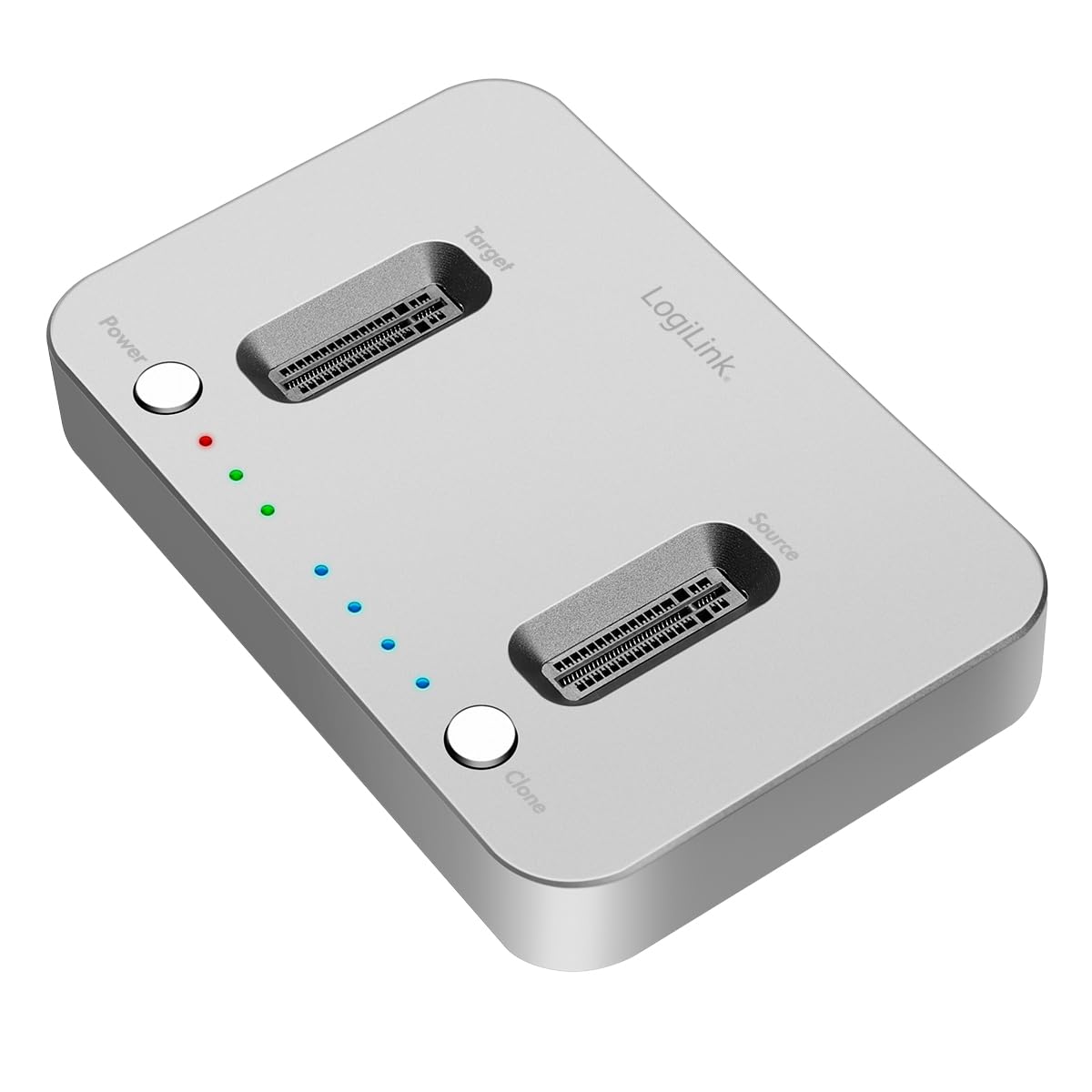 LOGILINK Dockingstation USB 3.2 Gen2, Duale M.2 NVME SSD