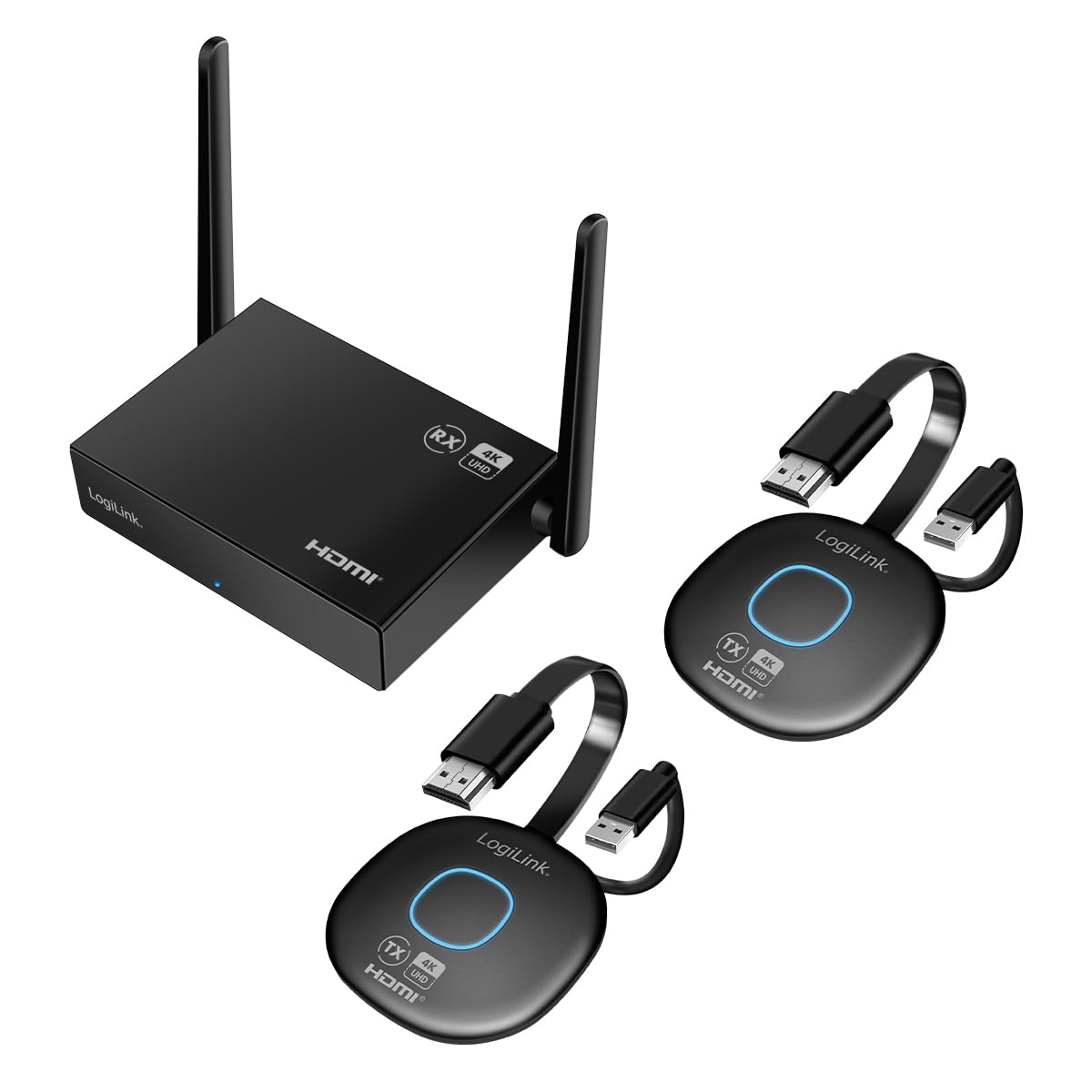 LOGILINK HDMI-BYOD-Videokonferenz-Set, drahtlos, 50m, 30zu1