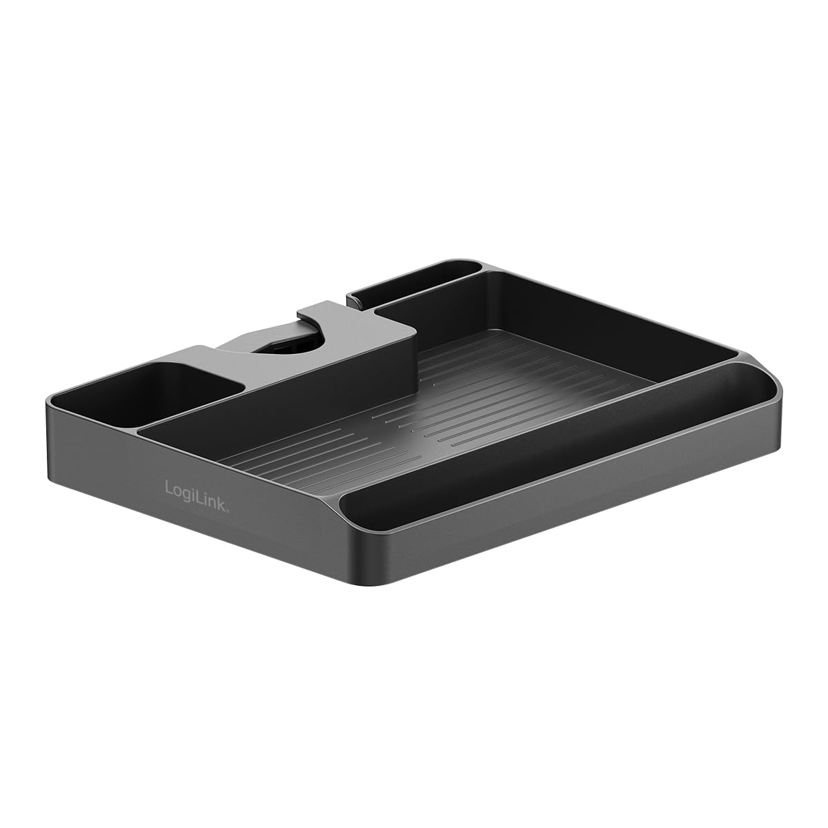 LOGILINK Organizer, Mastbefestigung Durchmesser 3-4,8cm schw