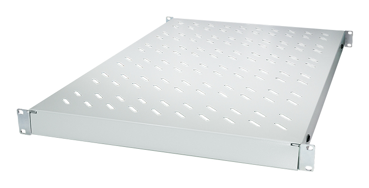 LOGILINK Etagère réglable pour rack 19 pouces Profondeur 1000 mm Gris clair
