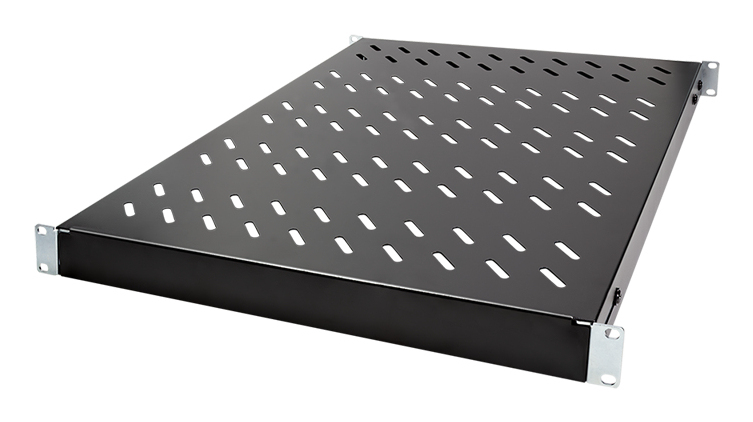 LOGILINK Étagère Réglable pour Rack 19 pouces Profondeur 1000 mm Noir