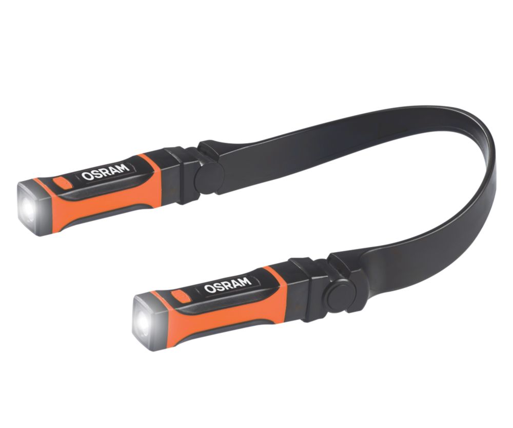 OSRAM Lampe tour de cou à LED rechargeable LEDInspect noir/orange 265lm