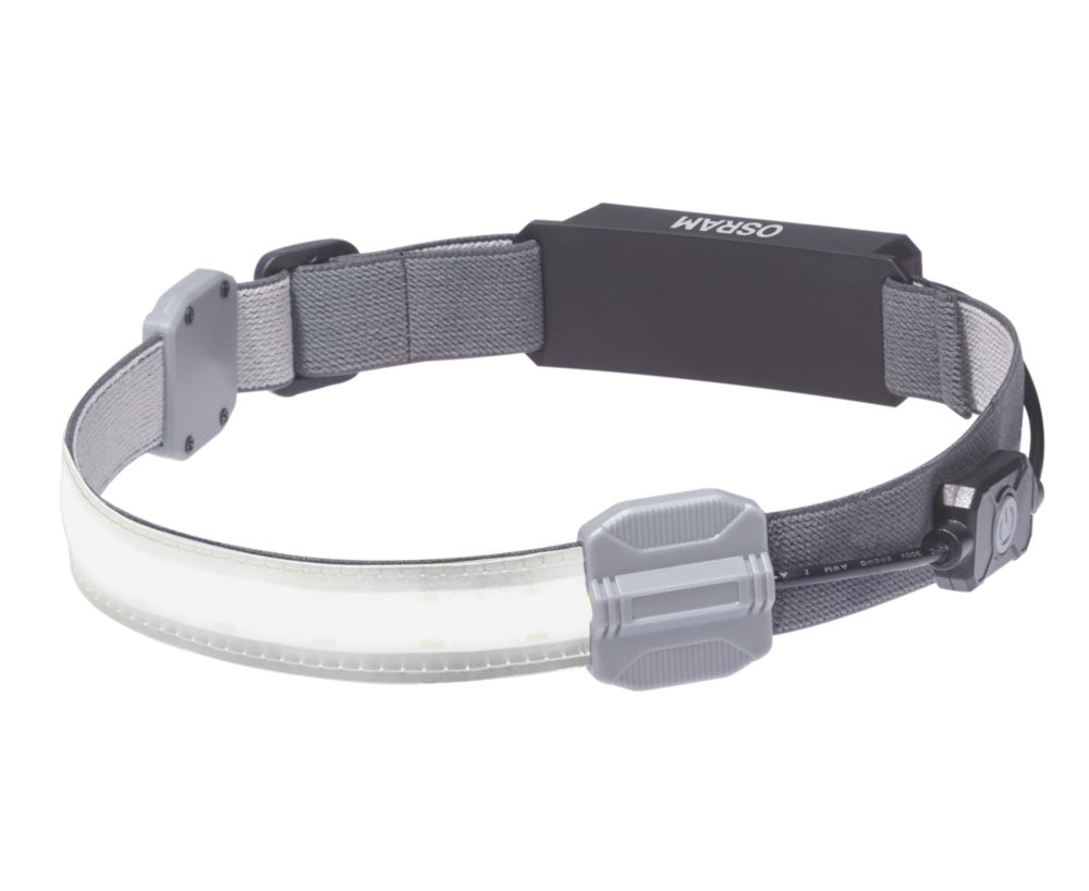OSRAM Lampe frontale à LED flexible rechargeable LEDInspect gris/noir 150lm