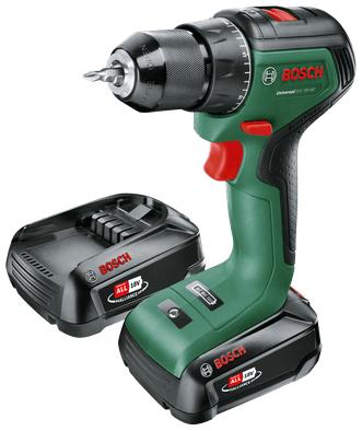 Bosch Perceuse à percussion sans fil UniversalImpact 18V-60 2x2Ah