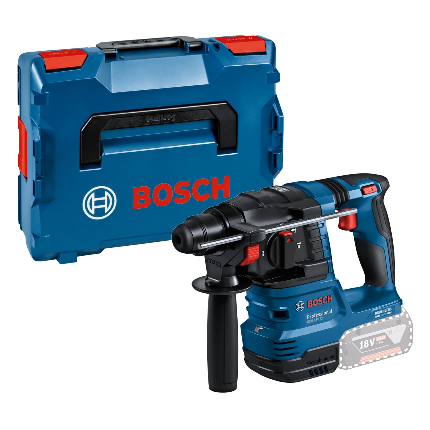 Bosch Professional Akku-Bohrhammer GBH 18V-22 Professional solo