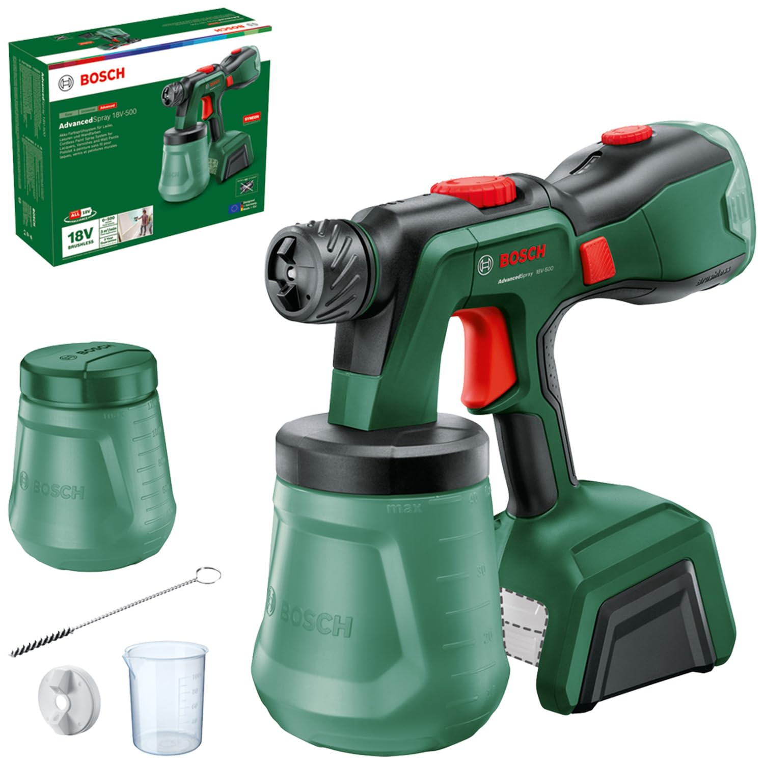 Bosch Akku-Spritzpistole AdvancedSpray 18V-500 solo