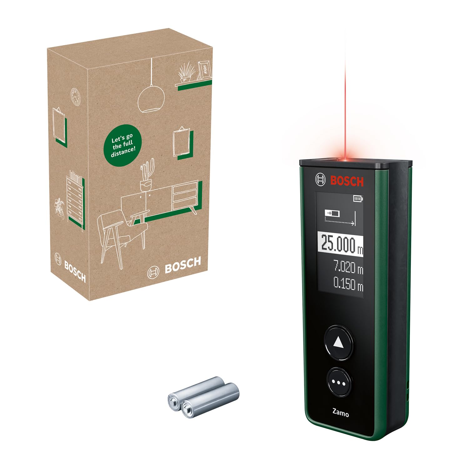 Bosch Digitaler Laser-Entfernungsmesser Zamo