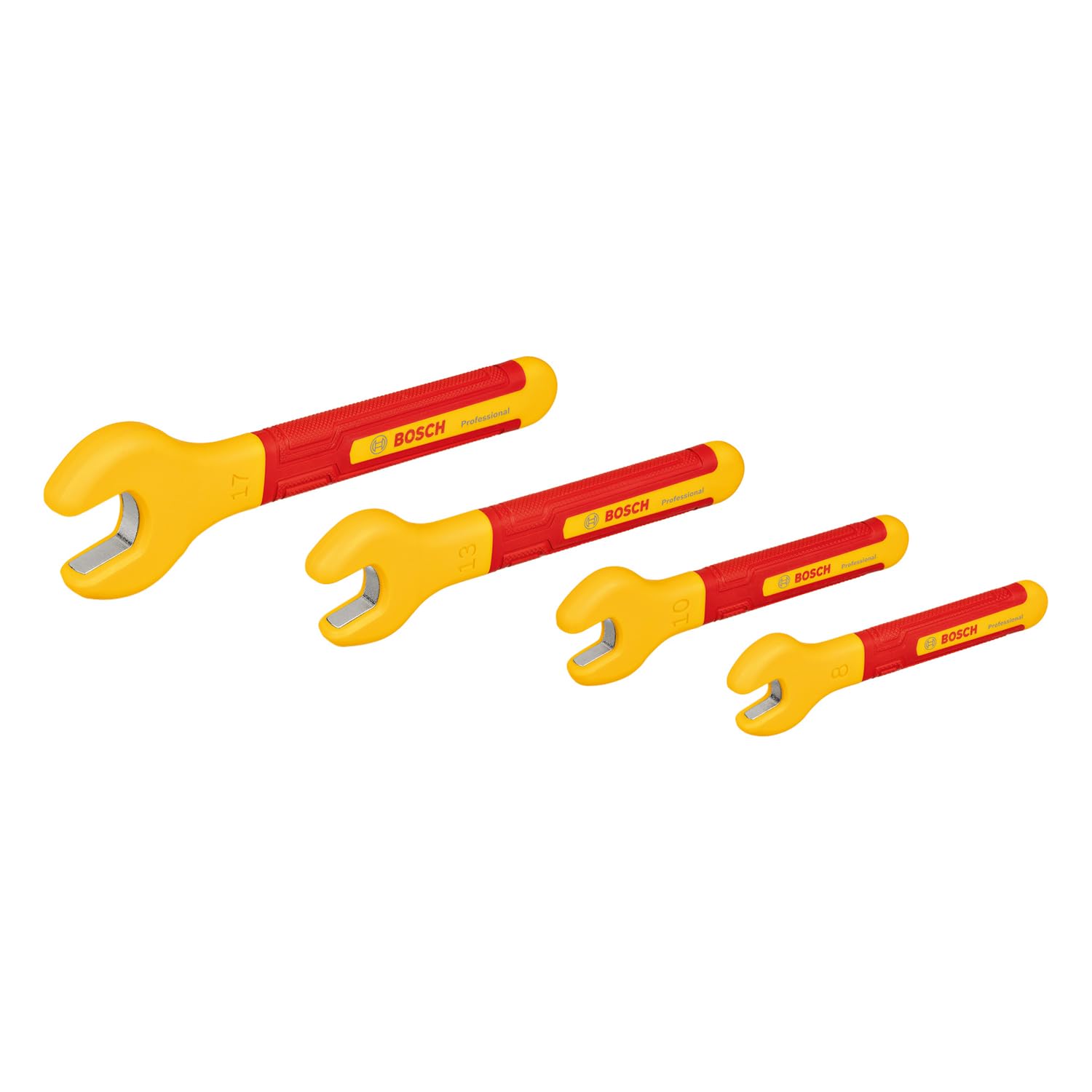 Bosch VDE Einmaulschlüssel-Set 8/ 10/ 13/ 17mm Professional