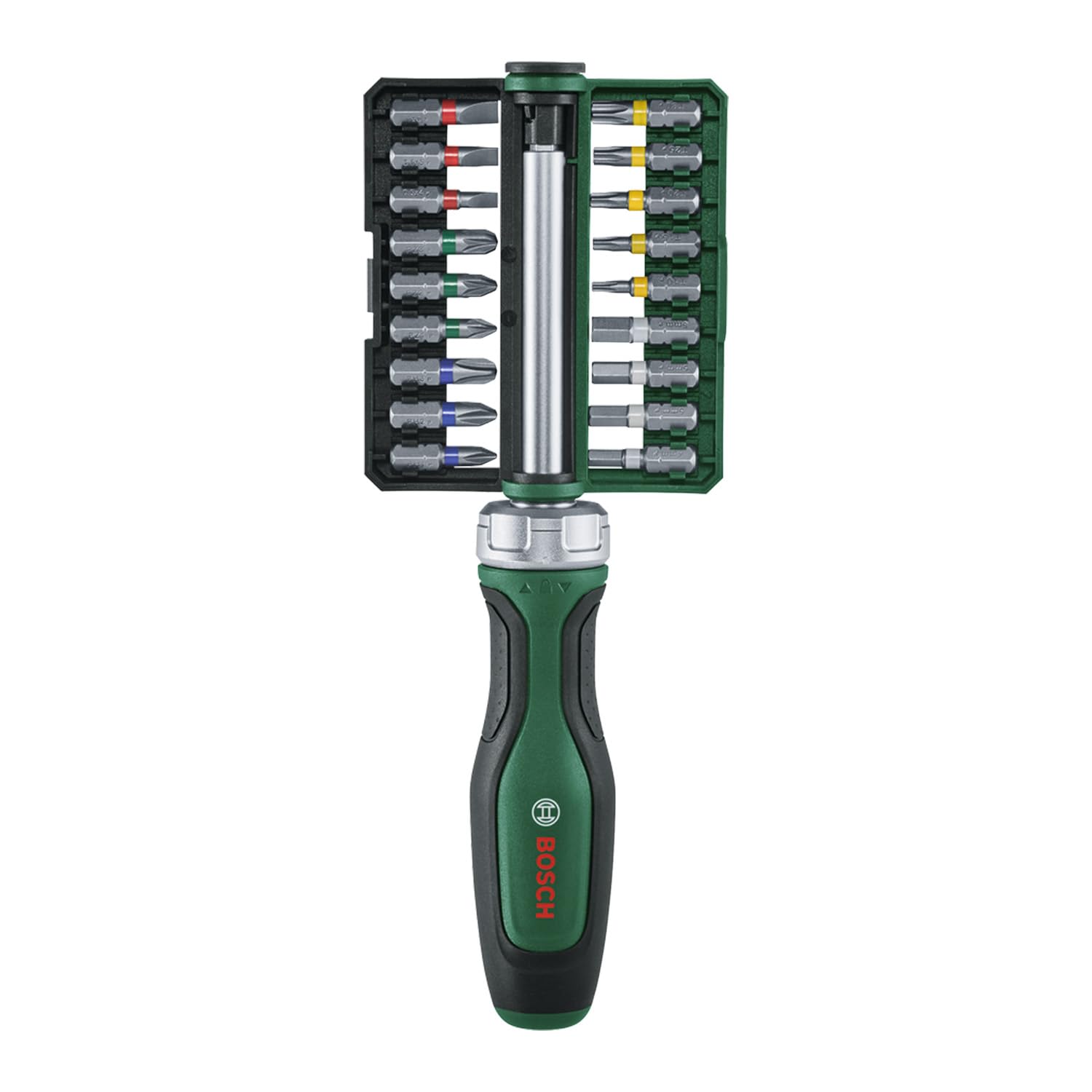 Bosch Bit-Ratschenschraubendreher avec Bit-Satz