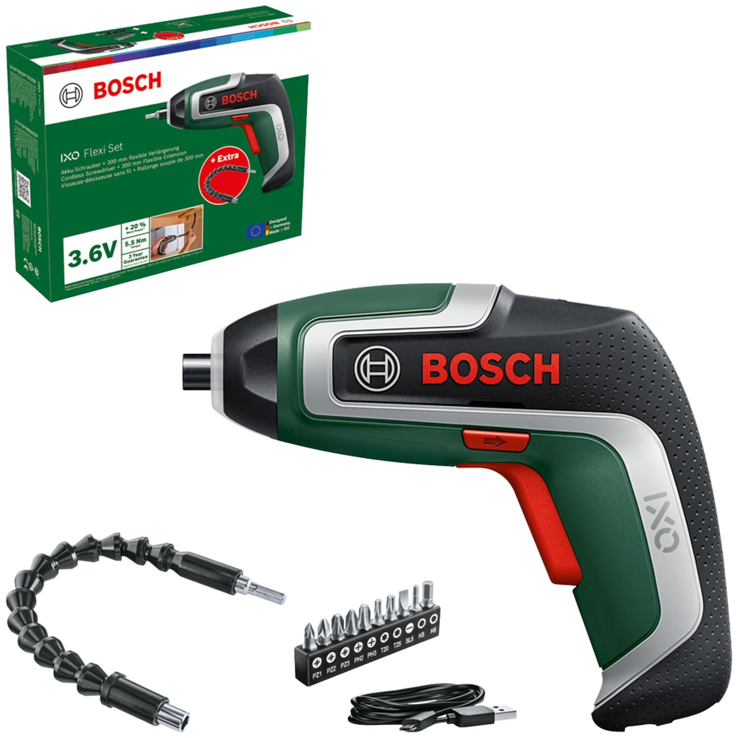 Bosch Akkuschrauber IXO 7 Flexi-Set 3