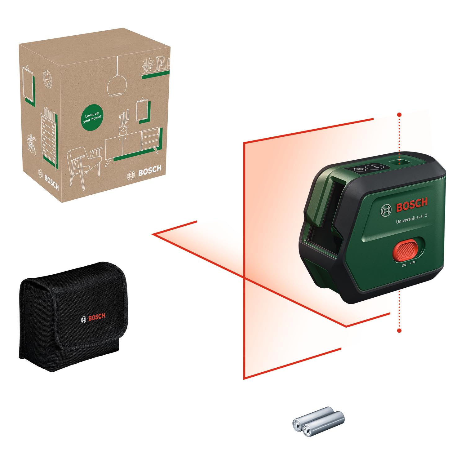 Bosch Kreuzlinienlaser UniversalLevel 2 UNI