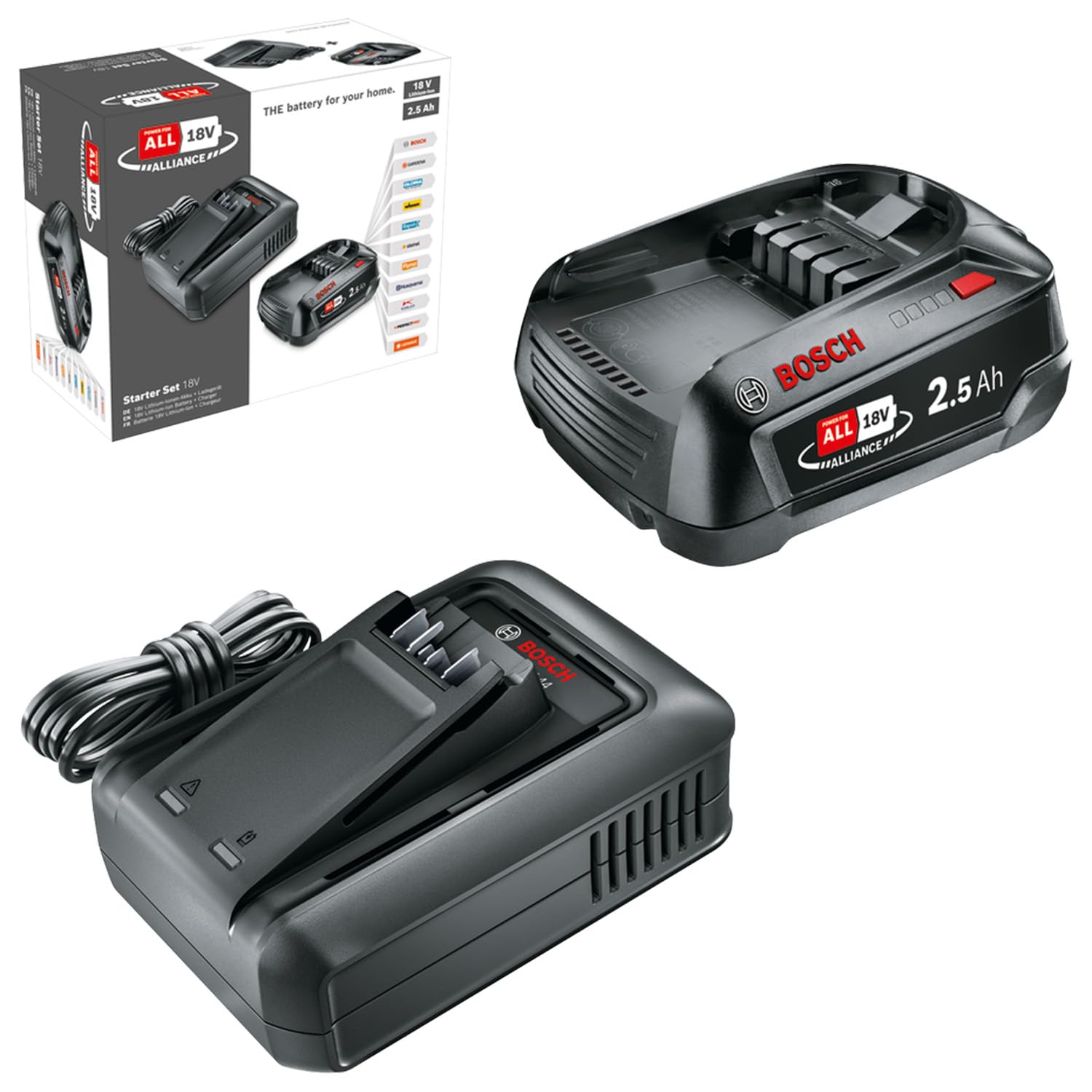 Bosch Batterie Starter-Set 18V 1x 2