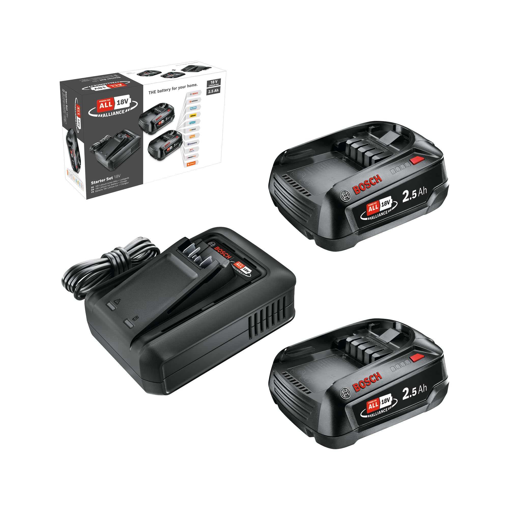 Bosch Batterie Starter-Set 18V 2x 2