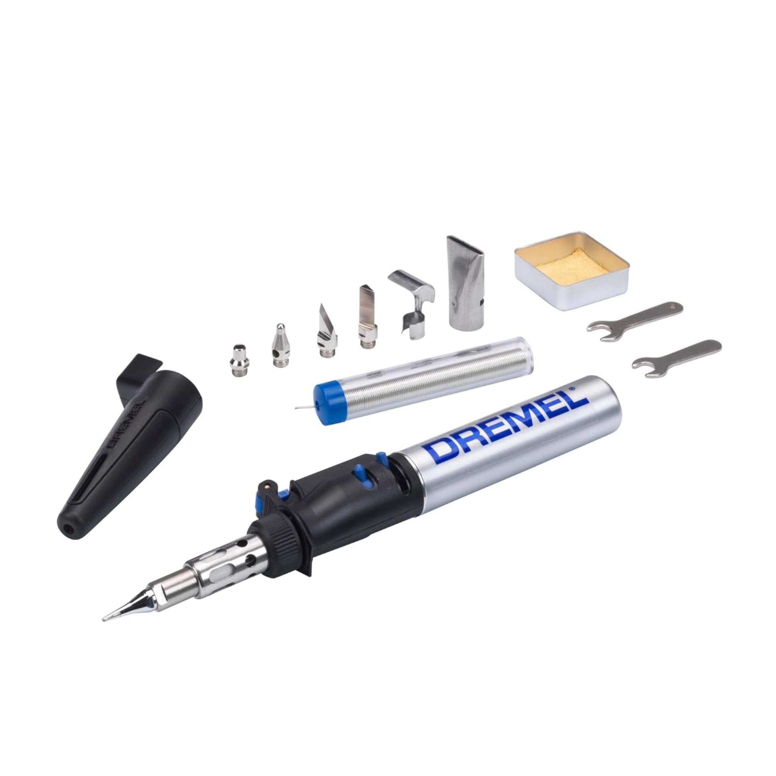 Dremel Butangas Lötkolben Versatip (2000-7) - Arts & Crafts Edition (silber/schwarz