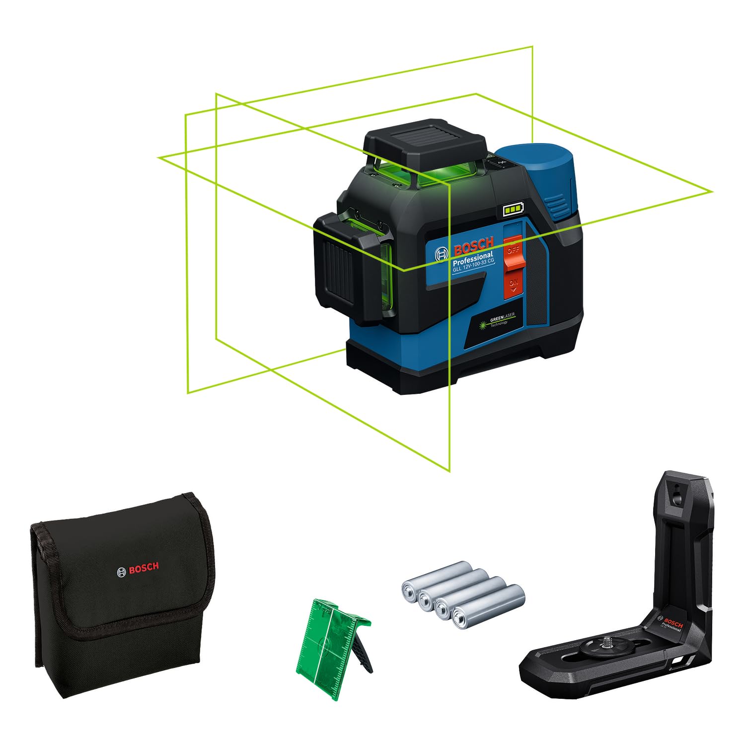 Bosch Akku-Linienlaser GLL 12V-100-33 CG Professional