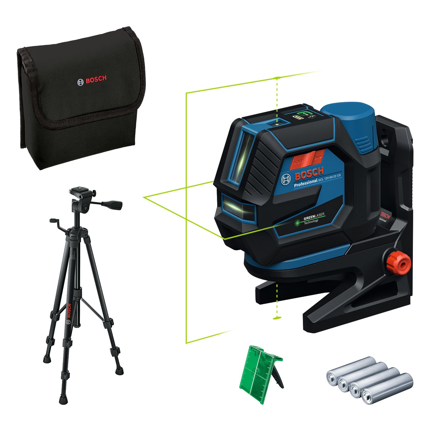 Bosch Akku-Kombilaser GCL 12V-50-22 CG Professional