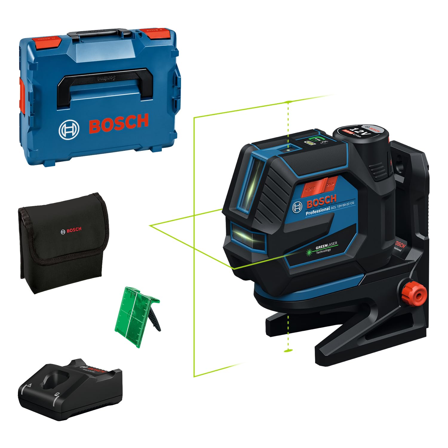 Bosch Akku-Kombilaser GCL 12V-50-22 CG Professional