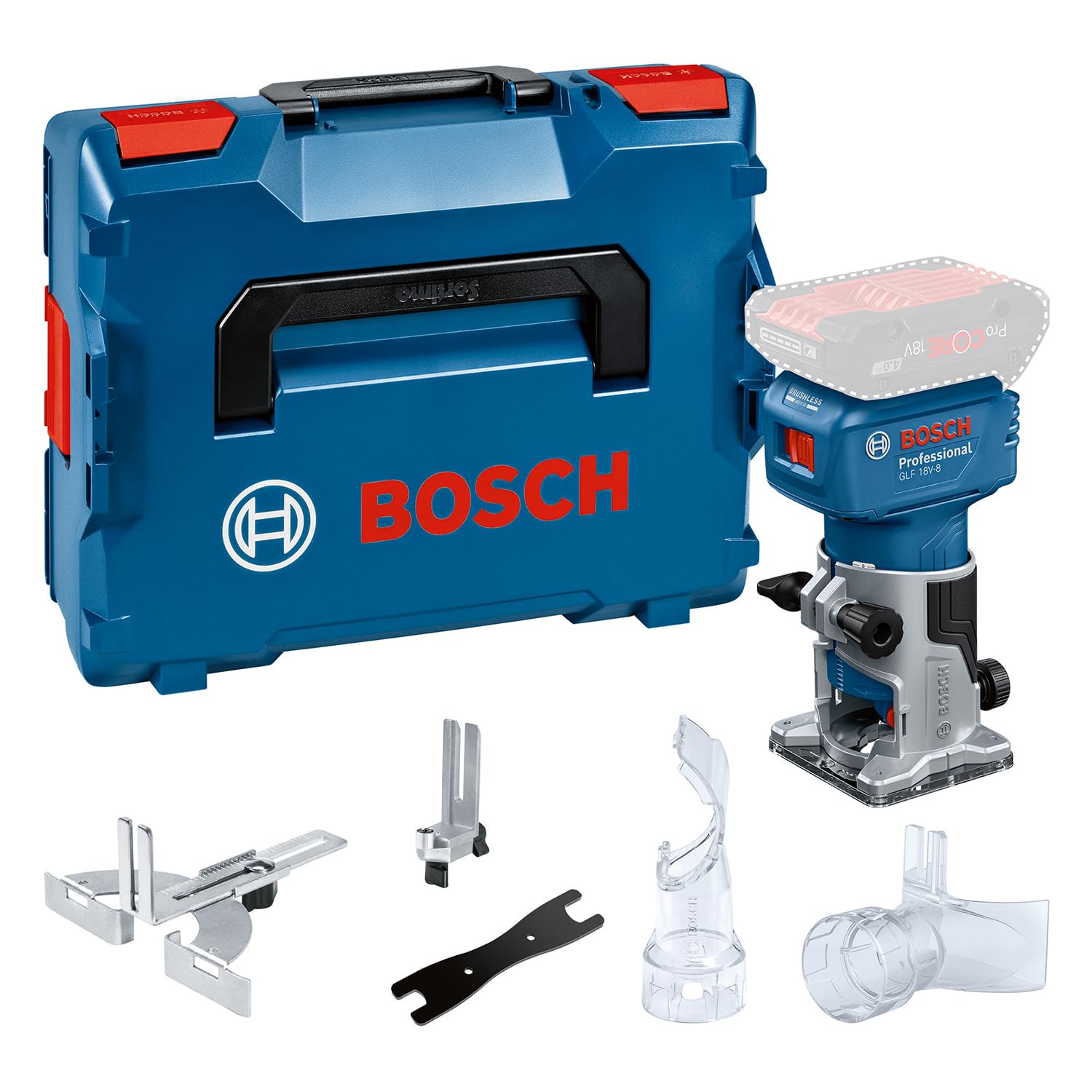 Bosch Akku-Kantenfräse /-Laminatschneider GLF 18V-8 Professional solo