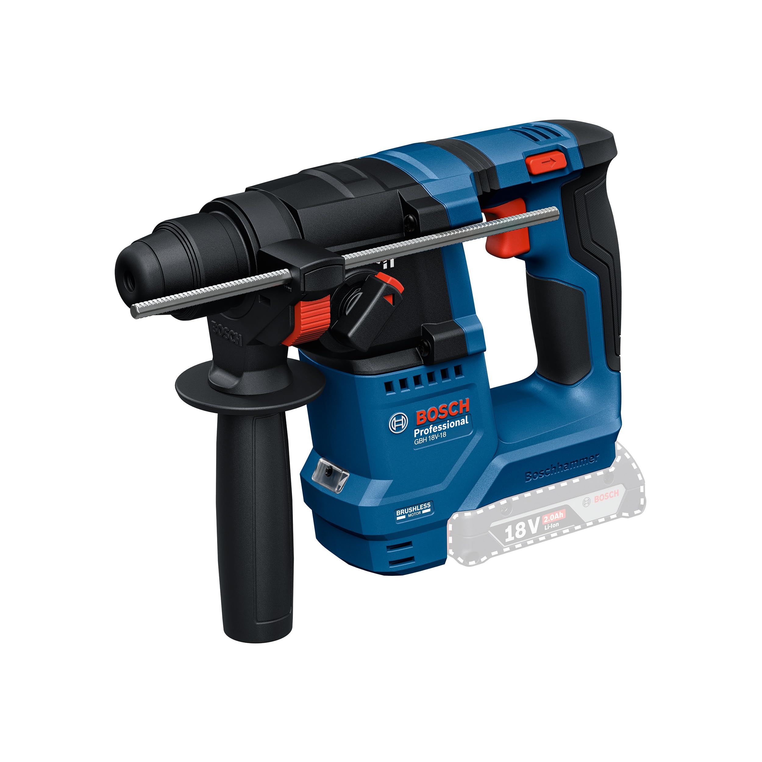 Bosch Akku-Bohrhammer GBH 18V-18 Professional solo