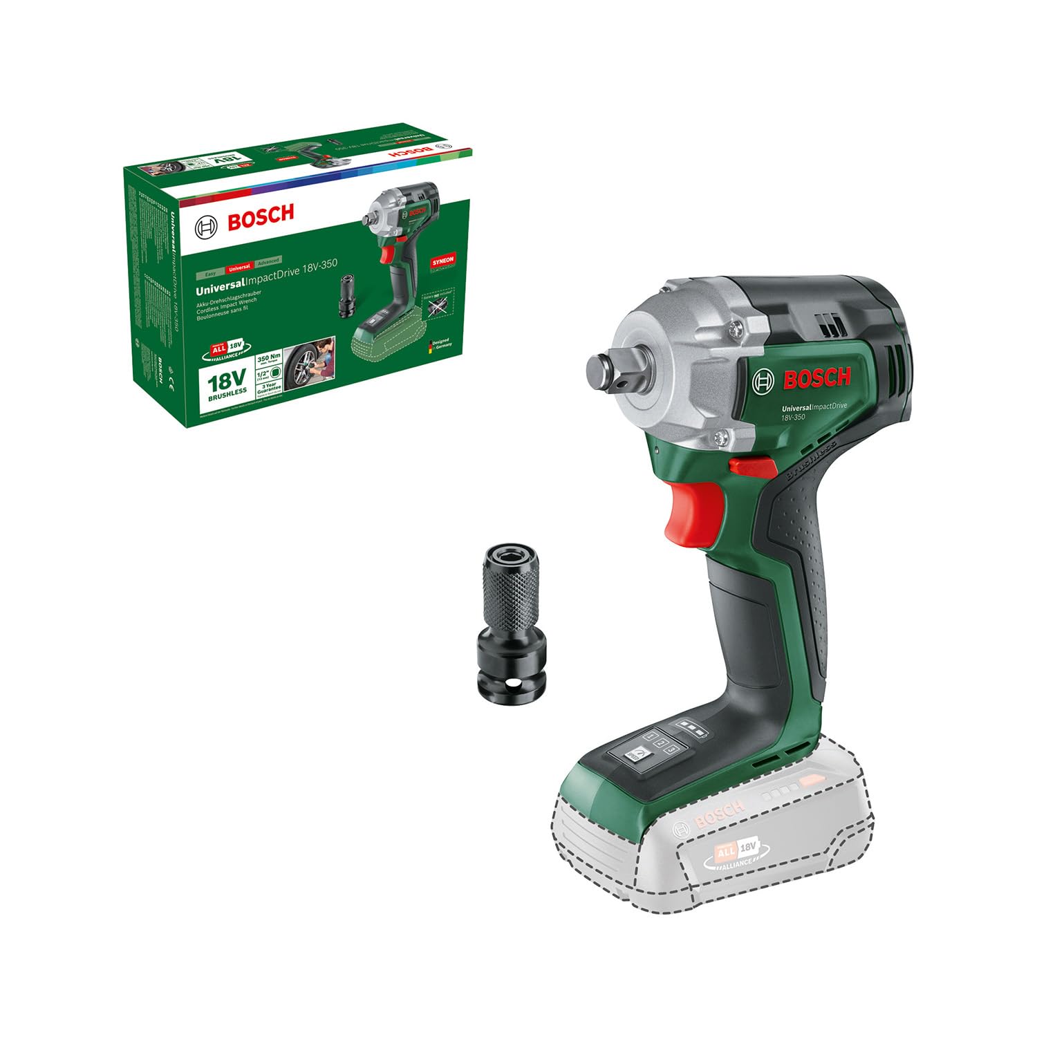 Bosch Akku-Schlagschrauber UniversalImpactDrive 18V-350 solo