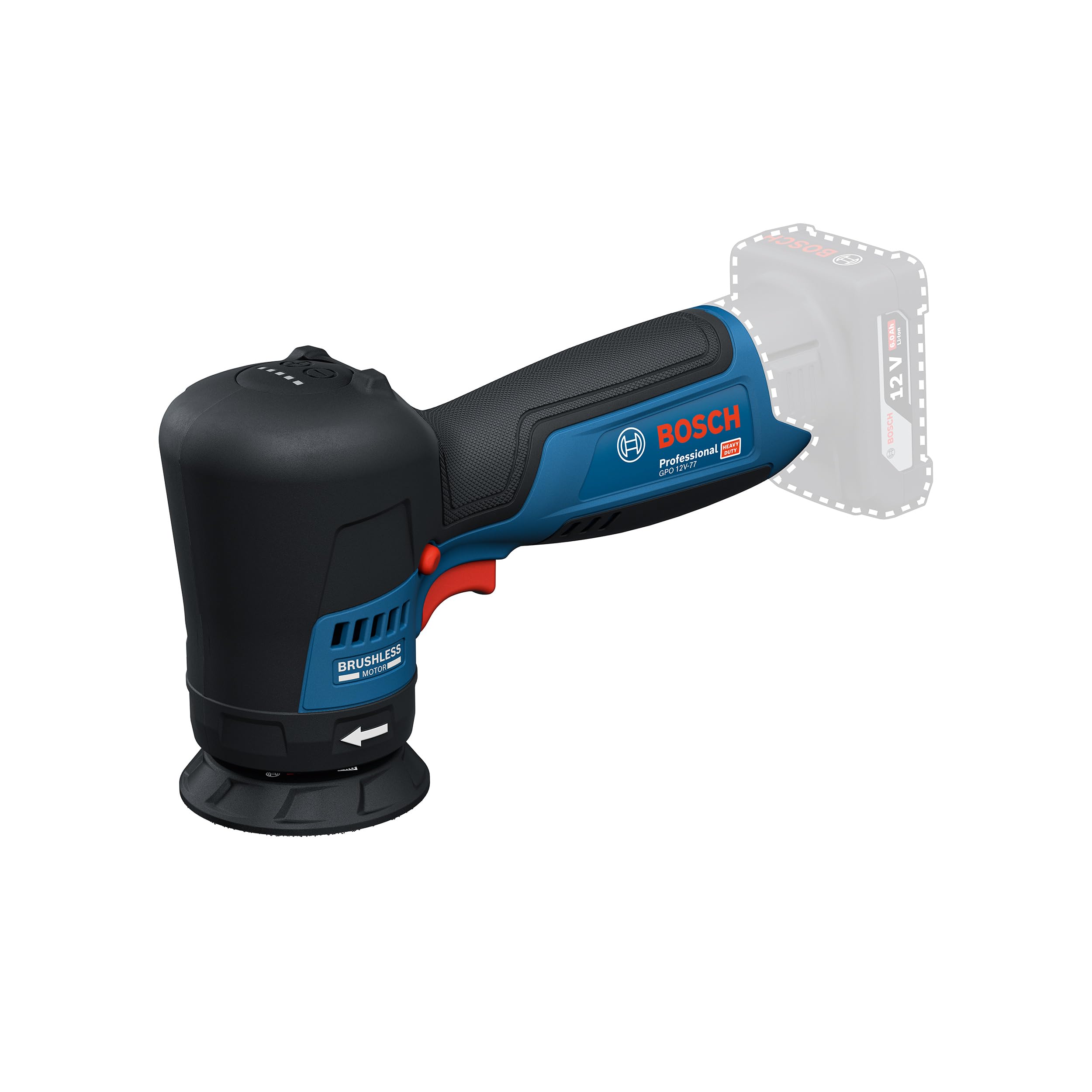 Bosch Akku-Poliermaschine GPO 12V-77 Professional solo