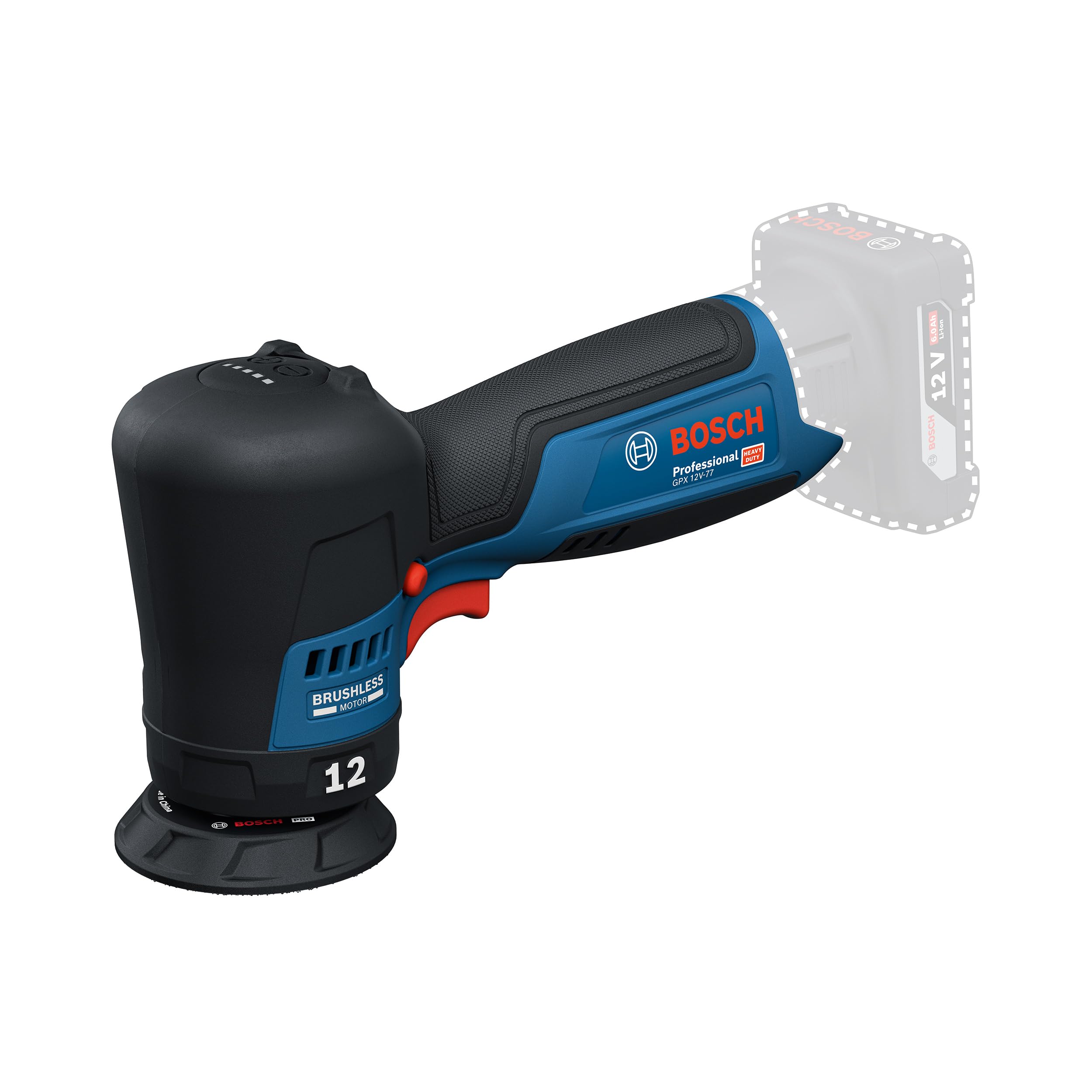 Bosch Akku-Poliermaschine GPX 12V-77 Professional solo