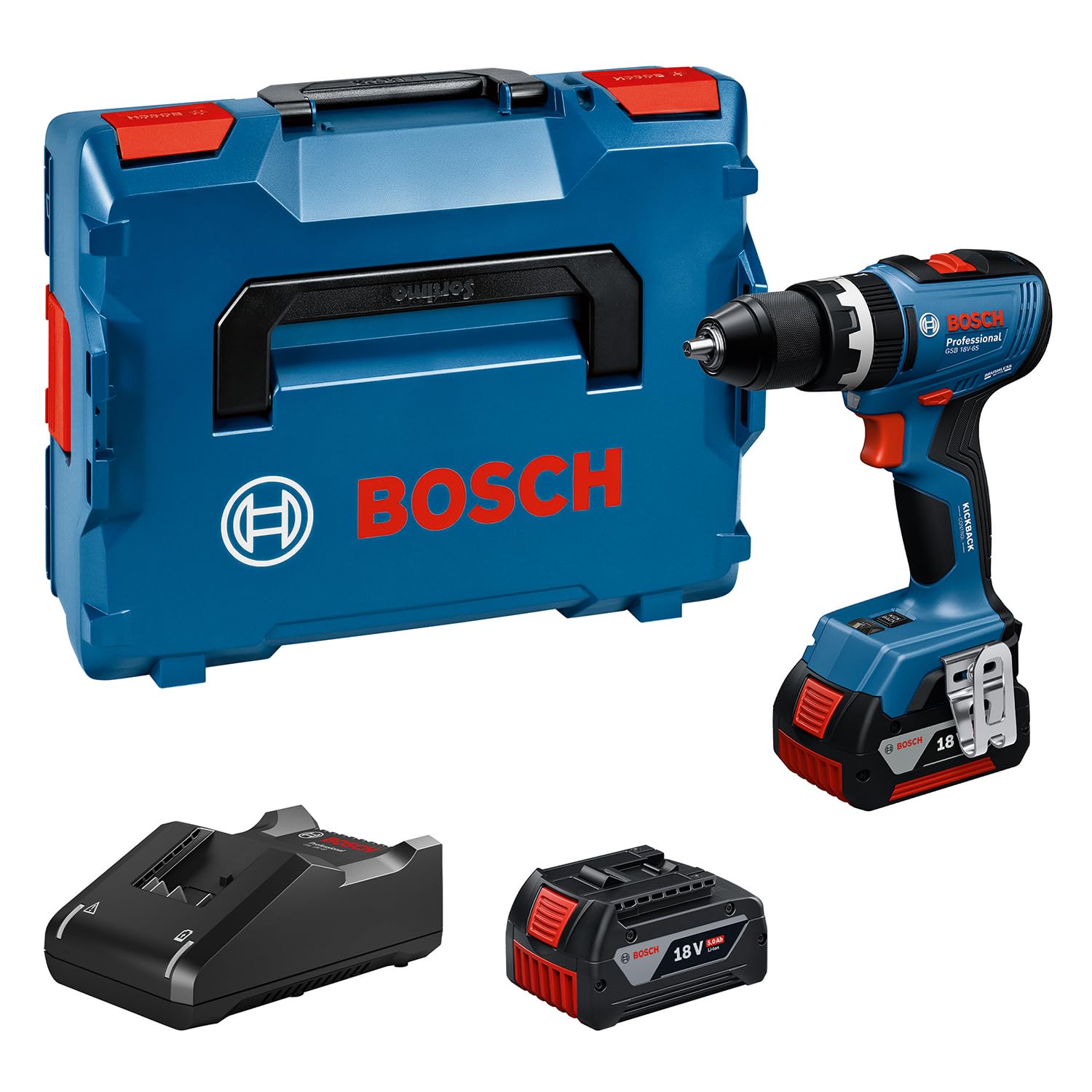 Bosch Akku-Schlagbohrschrauber GSB 18V-65 Professional