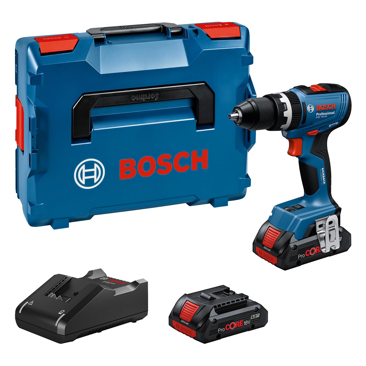 Bosch Akku-Schlagbohrschrauber GSB 18V-65 Professional