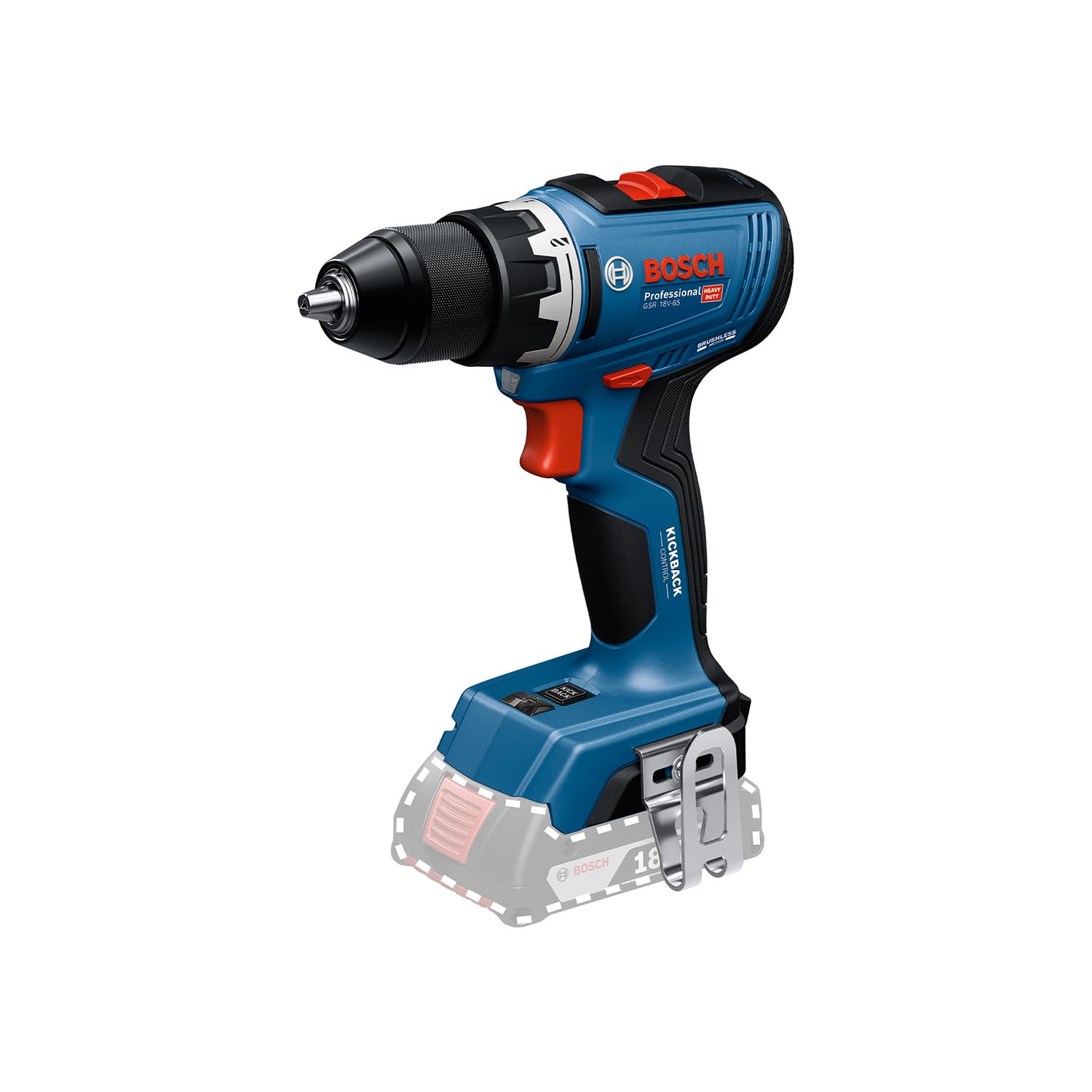Bosch Akku-Bohrschrauber GSR 18V-65 Professional solo
