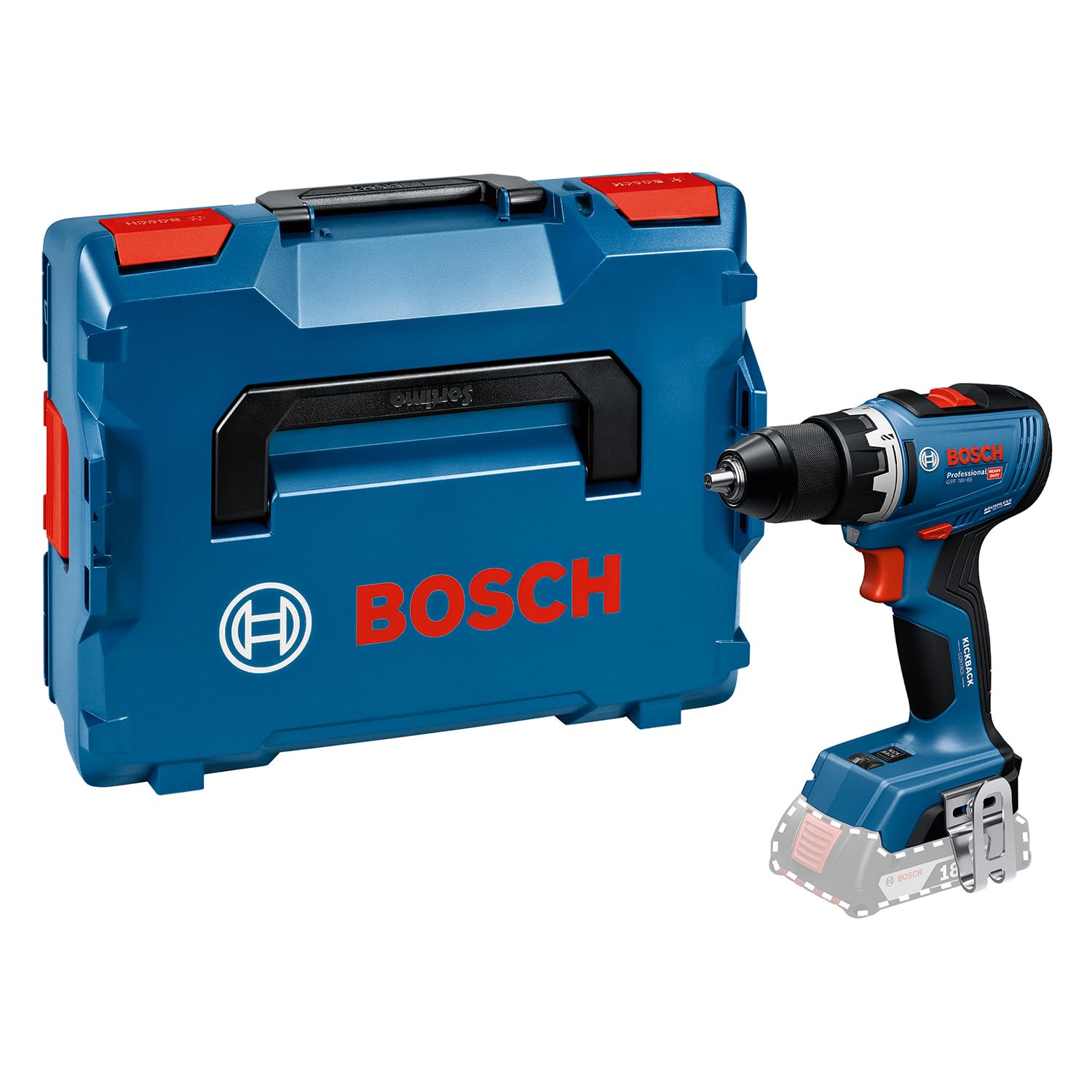 Bosch Akku-Bohrschrauber GSR 18V-65 Professional solo