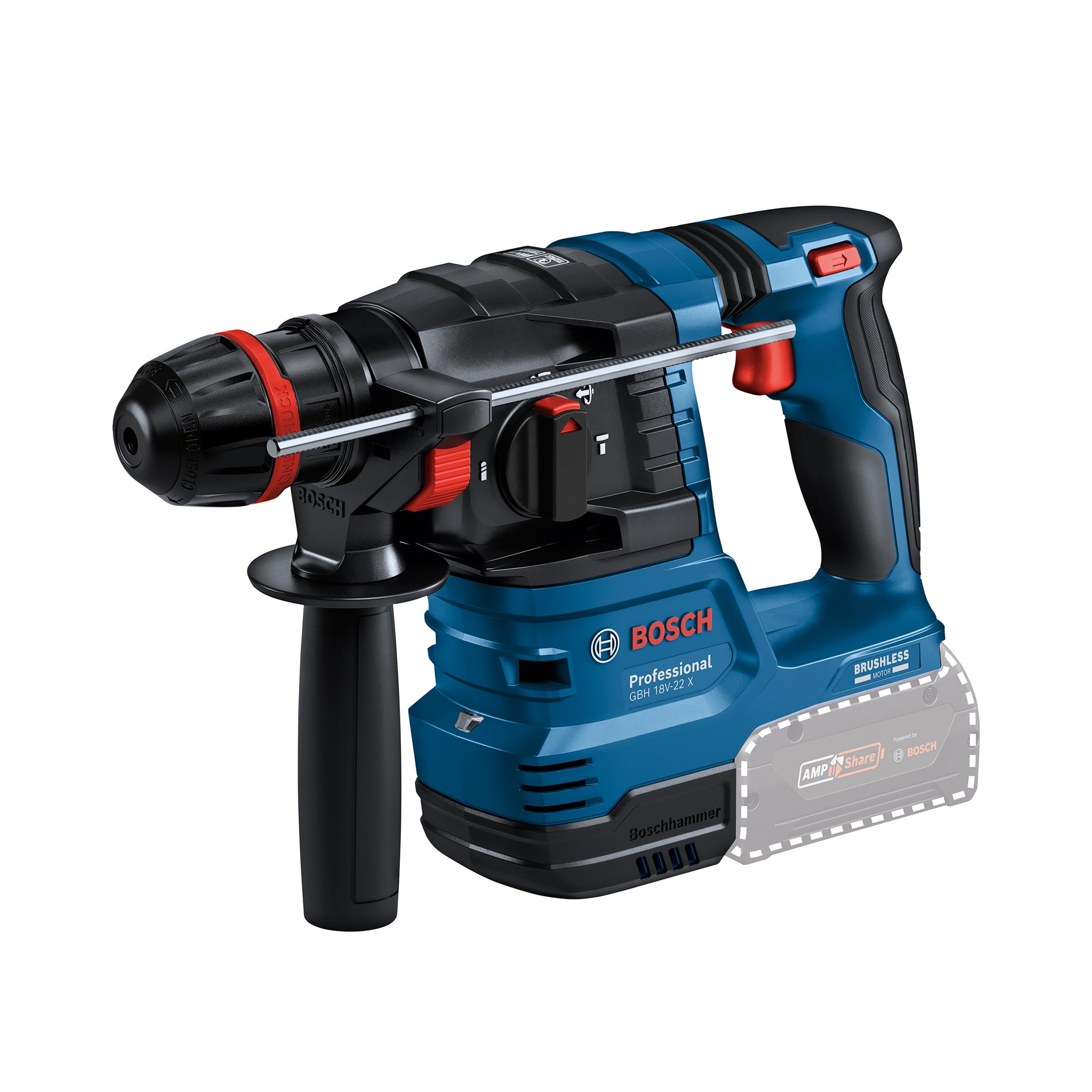 Bosch Akku-Bohrhammer GBH 18V-22 X Professional solo