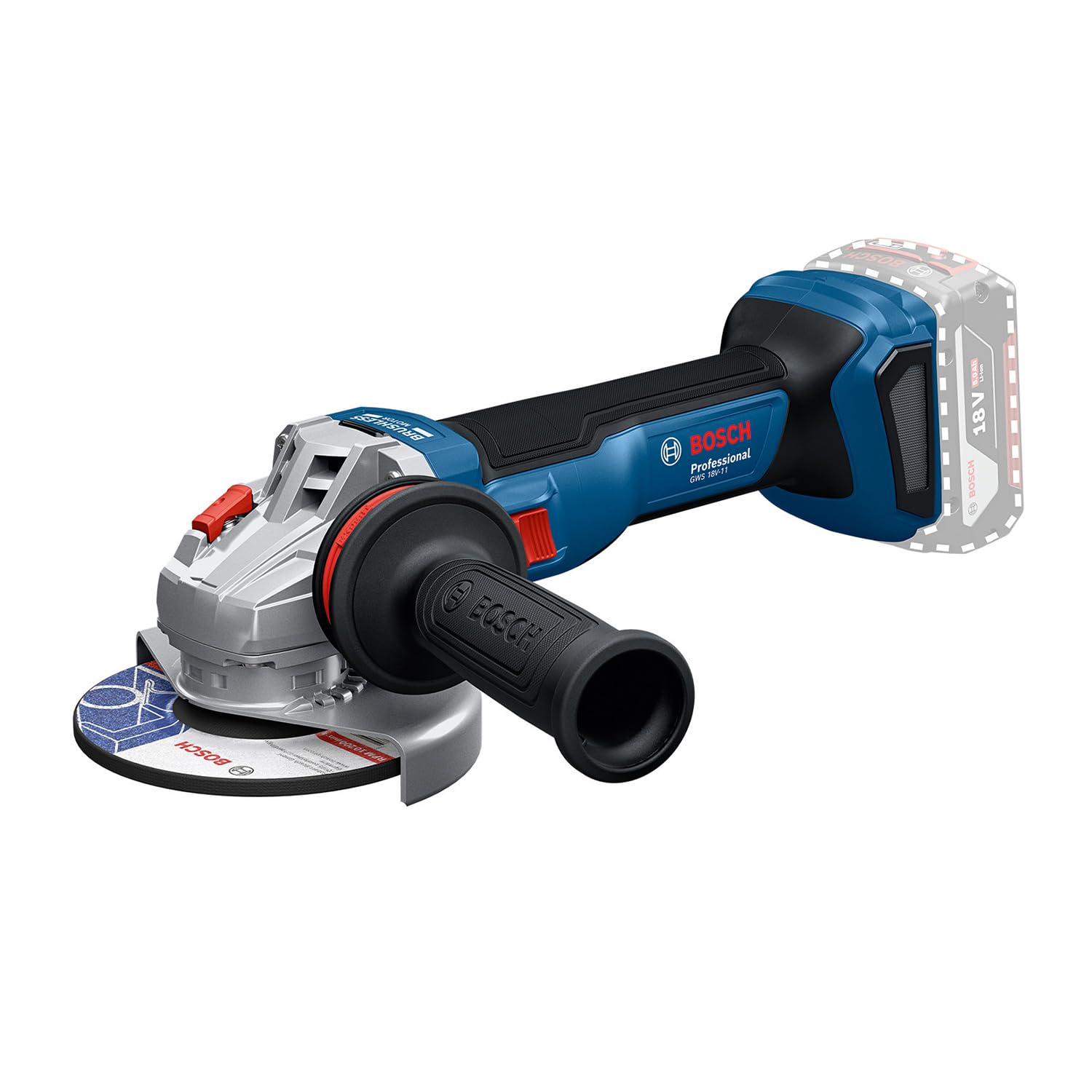 Bosch Akku-Winkelschleifer GWS 18V-11 Professional solo