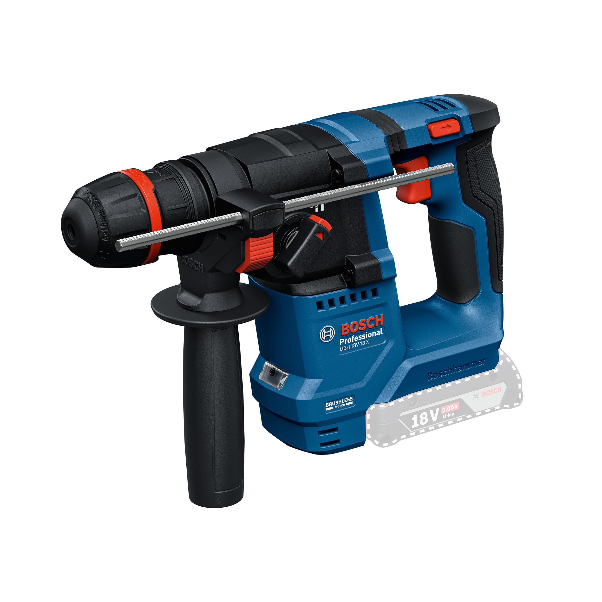 Bosch Akku-Bohrhammer GBH 18V-18 X Professional solo