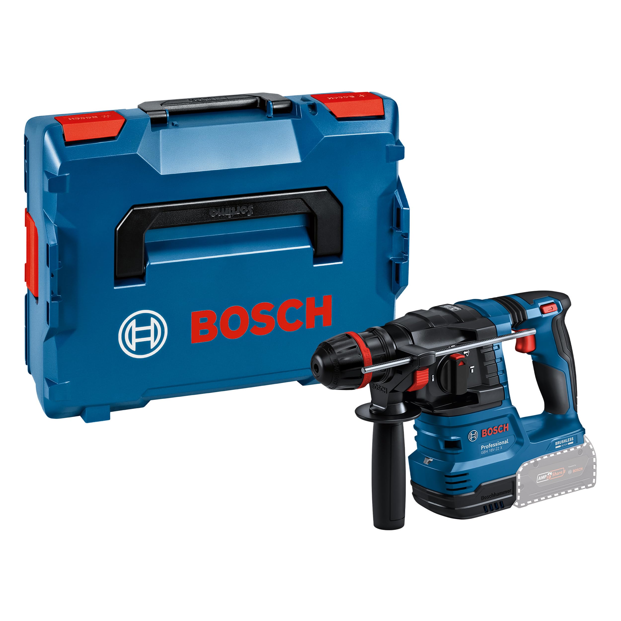 Bosch Akku-Bohrhammer GBH 18V-22 X Professional solo
